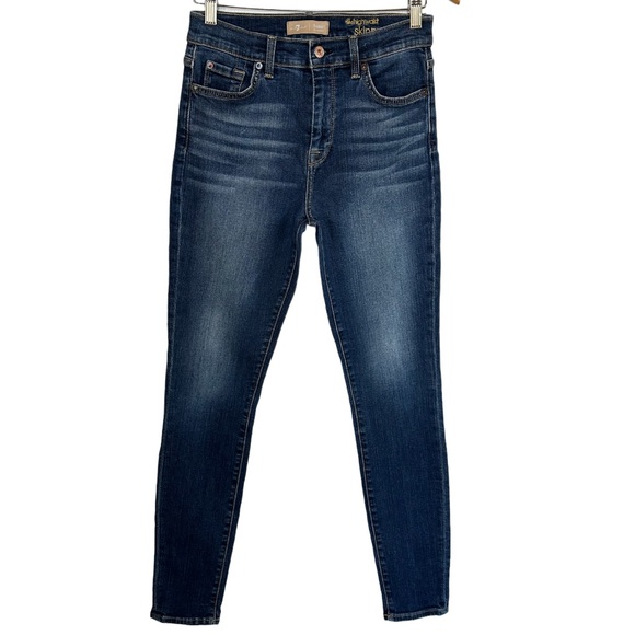 7 For All Mankind The High Waist Skinny 99% Cotton Women’s Jeans - 28 - Picture 5 of 17